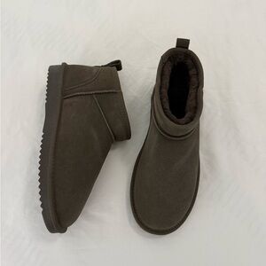 Dream Pairs Women's Brown Ankle Booties